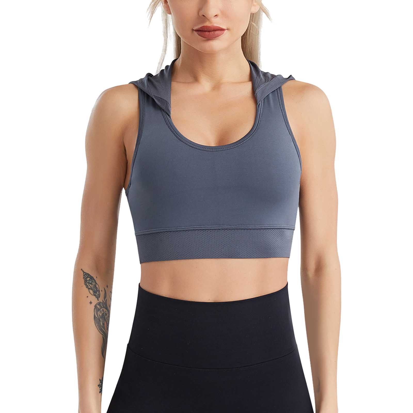 thumbnail image 2 of Sujetador deportivo largo para mujer: alto impacto, sin aros, espalda cruzada, soporte integrado para yoga/estilo crop top., 2 of 8